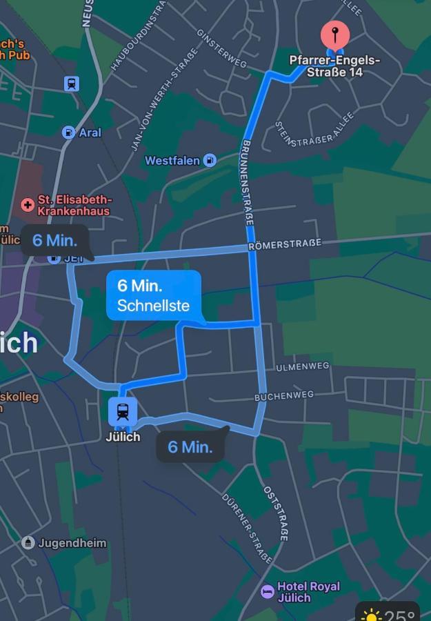 Ruhiges Juwel: Frisch Renoviert 100 Qm Jülich Exterior foto