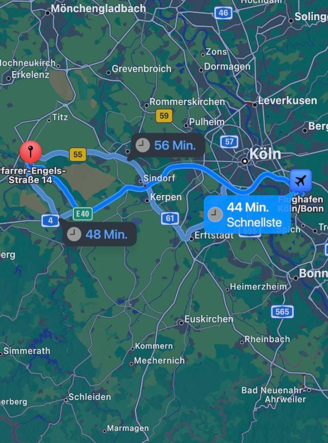 Ruhiges Juwel: Frisch Renoviert 100 Qm Jülich Exterior foto